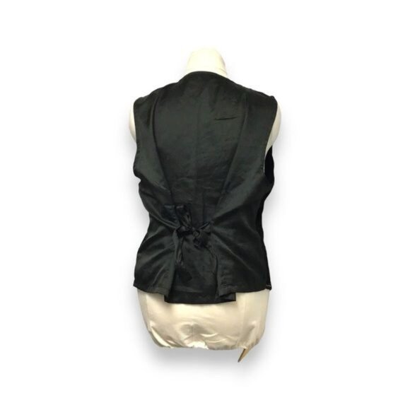 Bobbie Brooks Woman Vintage Velour Christmas Vest, Black, size 18W/20W - Picture 2 of 6